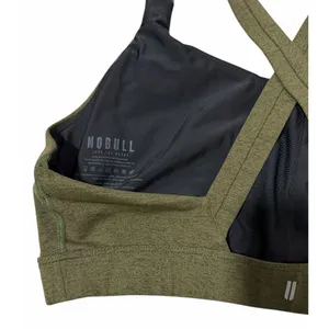 NOBULL Crossback Athletic Training Sports Bra Olive Green Women's Size XL‎ thumbnail 8