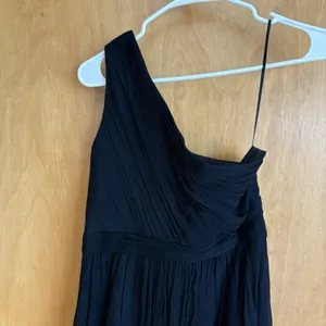 J‎ CREW SHORT DRESS SILK CHIFFON FORMAL 4 KYLIE ONE SHOULDER Black #41825 thumbnail 7
