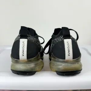 Nike Air VaporMax Flyknit 3 Athletic Running Shoe Sneaker Sz 9 Womens Black thumbnail 11