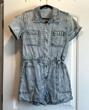 Denim romper Blue Size M thumbnail 2