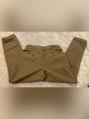 Women’s Old Navy Khaki Pants in Brown Size 2… 98% Cotton thumbnail 5