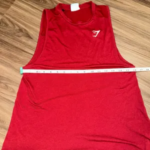 Gymshark Training Tank‎ Top - Women's Small Red Sleeveless Workout thumbnail 2