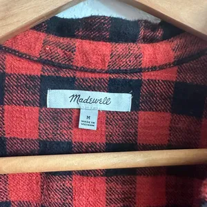 Madewell Buffalo Check Flannel Button Down thumbnail 4