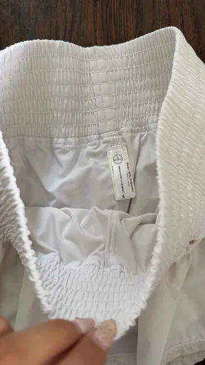 The bubble tennis skirt White thumbnail 4