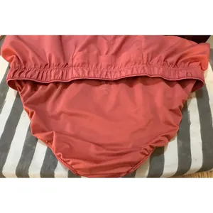 Nike Dri Fit Running Shorts Women Orange Athletic Performance Workout Size L thumbnail 7