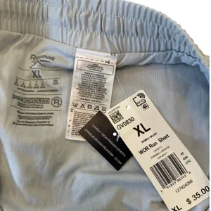 Reebok Running Shorts Pure Grey Womens XL 5 Inch Inseam NWT‎ thumbnail 4