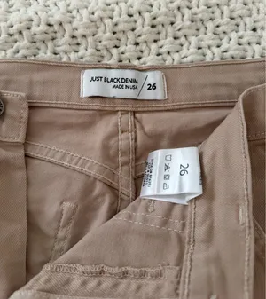 Just Black Denim Tan Cargo pants thumbnail 3
