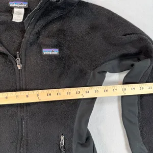 Patagonia R2 Fleece Hoodie Womens XS Black Full Zip Polartec Jacket thumbnail 6