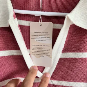 Amazon Striped Pink and White Sleeveless Dress thumbnail 5