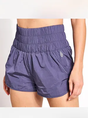 Free People Movement The Way Home Run Shorts Deep Sea Indigo Purple XS thumbnail 7