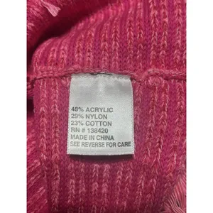 Etcetera Women Sz S Sleeveless Pink Fringe Top Textured Stretch Quiet Luxury NEW thumbnail 9