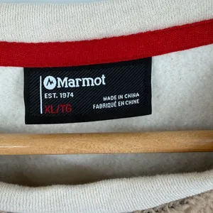Marmot CN Sherpa front long sleeve crewneck sweatshirt women’s XL outdoor cozy thumbnail 2