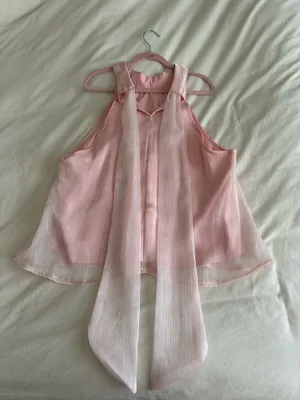 SheIn Pink Blouse thumbnail 3