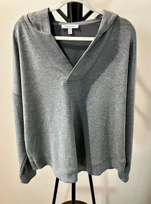 grey & gray Hooded Pullover New Size XL thumbnail 1