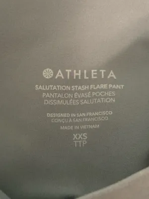 Athleta Salutation Stash Flare Pant in Blue thumbnail 4