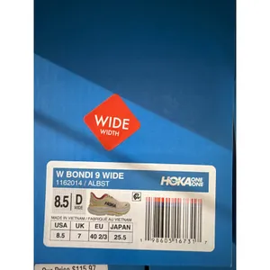 HOKA Women's Bondi 9 Running Shoes ALBST Size 8.5D Wide NWB thumbnail 7