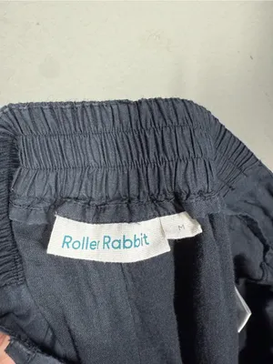 Roller Rabbit Wide Leg Cotton/Silk Blend Pants Size Medium thumbnail 4