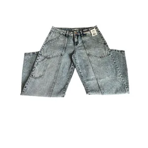 New York ReWash Women's Jean‎ Indigo Low Rise Wide Leg Size 7 Style J28121AW3 thumbnail 3