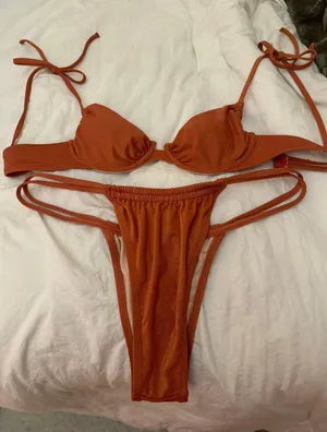 Orange Sparkle Bikini thumbnail 1