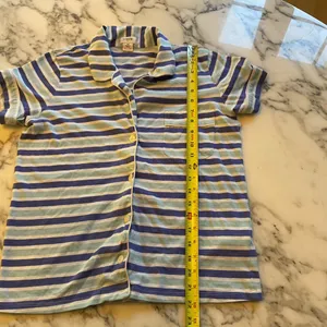 NWOT J Crew Women’s 100% Cotton Striped Pajama Top blue purple Sz XS thumbnail 7