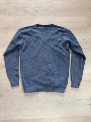 Brandy Melville Italian V-Neck Sweater - Blue Gray thumbnail 4