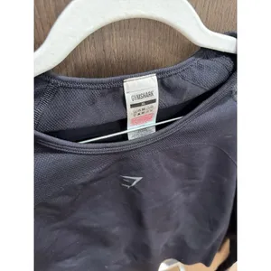 Gymshark Flex Sports long sleeve crop top black women's XL thumbnail 2