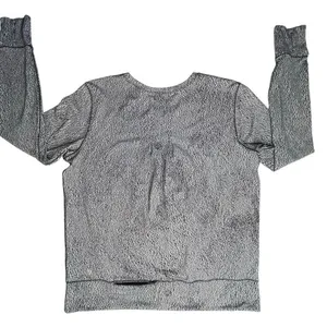 Lululemon Rush Hour Long Sleeve shirt 12 Running Luon Spray Jacquard White Black thumbnail 7