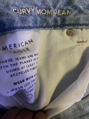 American Eagle Curvy Mom Jean Size 14 short thumbnail 4