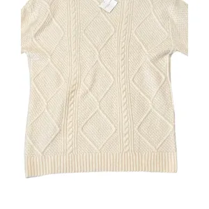 American Eagle Sweater Womens Size S White Long Tunic Crew Neck Oversized NWT thumbnail 8