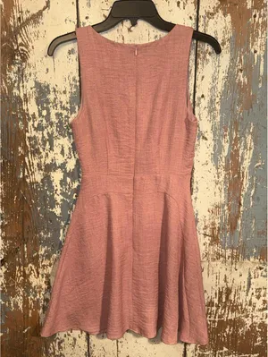NWT Altar’d State Light Rose fit and flare mini dress XS thumbnail 4