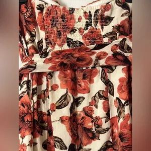 Free People Floral Wrap Mini Dress Size‎ Small thumbnail 4