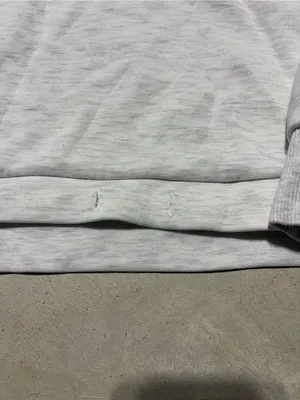 Varley Light Gray Turtleneck Sweatshirt Betsy LW double face medium thumbnail 7