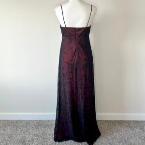 Vintage Gothic Gown Black Size 8 thumbnail 7
