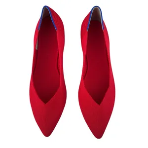 Rothy’s The Point Flats Regular Width Pointed Toe Holiday Festive Size 9 NWOT thumbnail 2