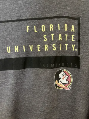 Florida State University FSU Seminoles Gray Graphic T-Shirt - Size 2XL thumbnail 2