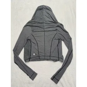 Lululemon Women's Iconic Wrap Sweater Gray Pullover Size 6 thumbnail 5