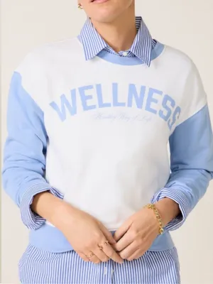 NWT EVEREVE X Lifetime Wellness Graphic Sweatshirt Size Large thumbnail 2