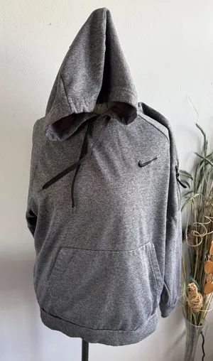 Nike Therma Fit Gray Heathered Hoodie Sweatshirt‎ Therma-FIT Technology Full Zip thumbnail 1