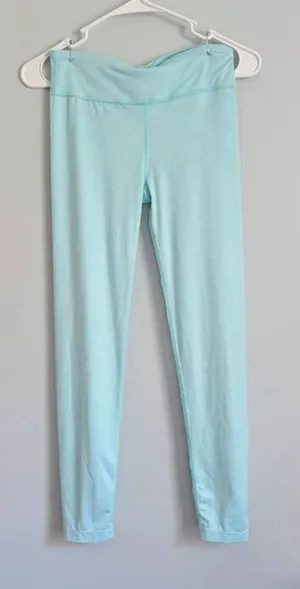 Nike Dri-FIT Aqua Blue Leggings L thumbnail 1
