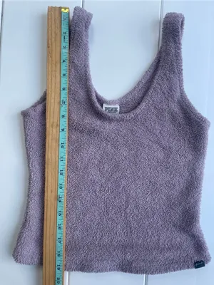 Victoria’s Secret PINK Tank Fuzzy Sleep Tank, Size XS thumbnail 6