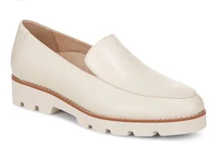 Vionic Kensley patent leather loafers cream sz 8.5 thumbnail 1