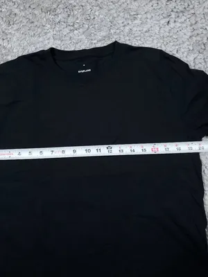 Everlane Organic Cotton Box-Cut Tee Black Short Sleeve Crop Top Size Medium thumbnail 6