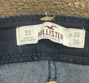 Hollister Women's Socal Stretch Pocket Style Blue Jeans Size 3S W26 L30 thumbnail 2
