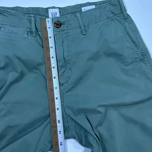 Gap Straight Khaki‎ Green Cotton Chino Pants Casual Trousers Womens 8 thumbnail 6