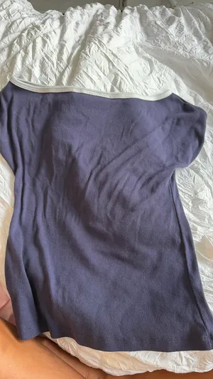 Alpha omicron pie lip sync off the shoulder T shirt thumbnail 2
