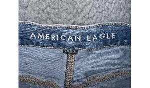 American Eagle Denim Shorts Women 8 Highest Rise 90s Boyfriend Raw Hem Festival thumbnail 9