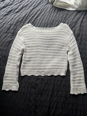 American Eagle Crochet Top thumbnail 3