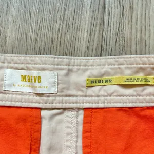 Anthropologie Maeve High Rise Utility Barrel Trouser Pants in Khaki Tan Size 0 thumbnail 7