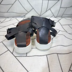 MIA Platform Sandals Size 10 Black Ankle Strap Flatform Sporty Summer Shoes‎ thumbnail 3