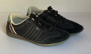Vintage Coach Sneakers Nikki Black Suede Nylon Women’s 7 Retro 2000s Y2K thumbnail 1